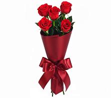 Букет 5 Красных роз Эдлесс Лав в Воздвиженском Ставропольского края