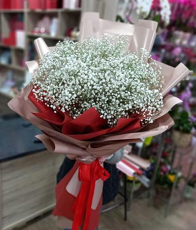Букет цветов из: Гипсофила в Воздвиженском Ставропольского края