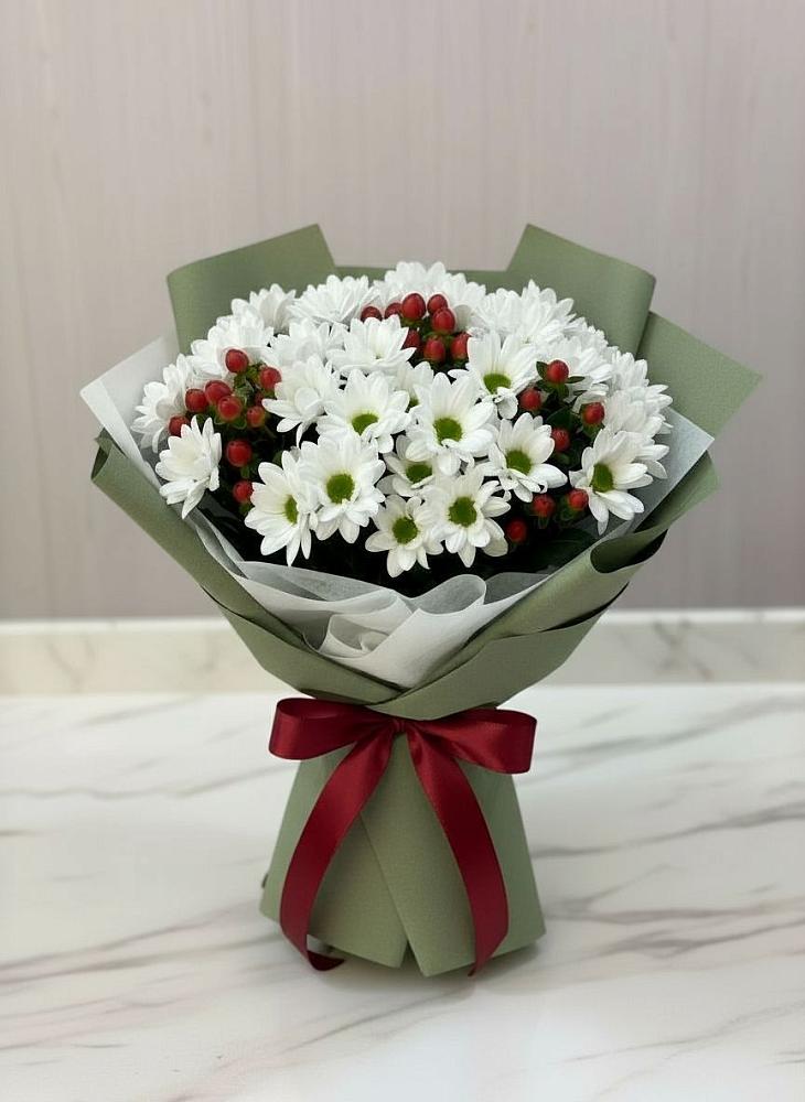 Букет цветов из: Хризантемы в Воздвиженском Ставропольского края