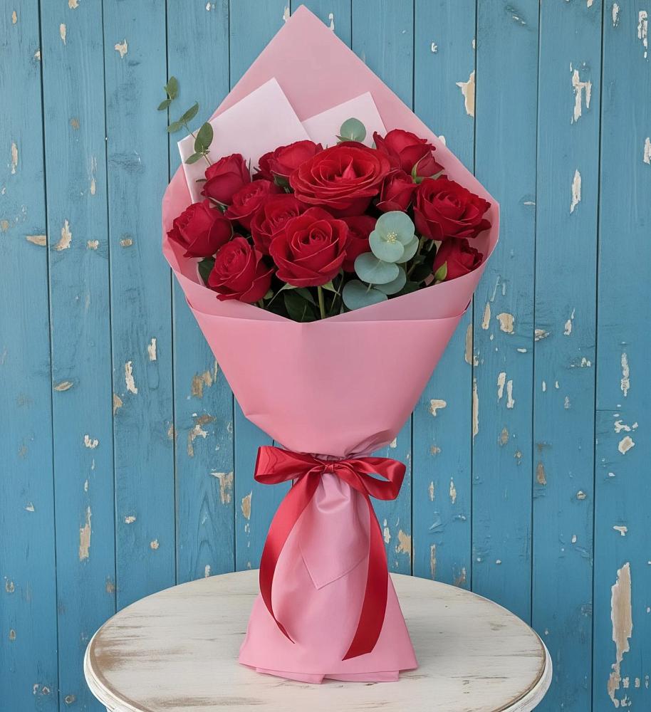 Букет цветов из: Розы в Воздвиженском Ставропольского края