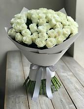 Букет 35 Белых роз в Воздвиженском Ставропольского края