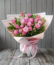 Букет Розовый кустик #REPLACE_PRED# Воздвиженском Ставропольского края