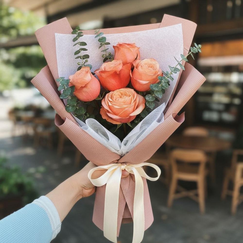 Букет цветов из: Розы в Воздвиженском Ставропольского края