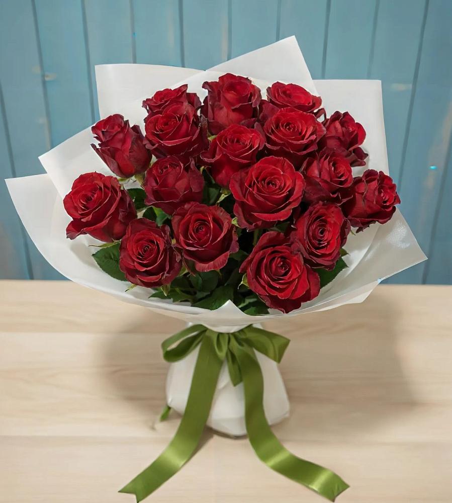 Букет Красные розы в Воздвиженском Ставропольского края
