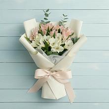 Букет цветов из:  Альстромерии в Воздвиженском Ставропольского края