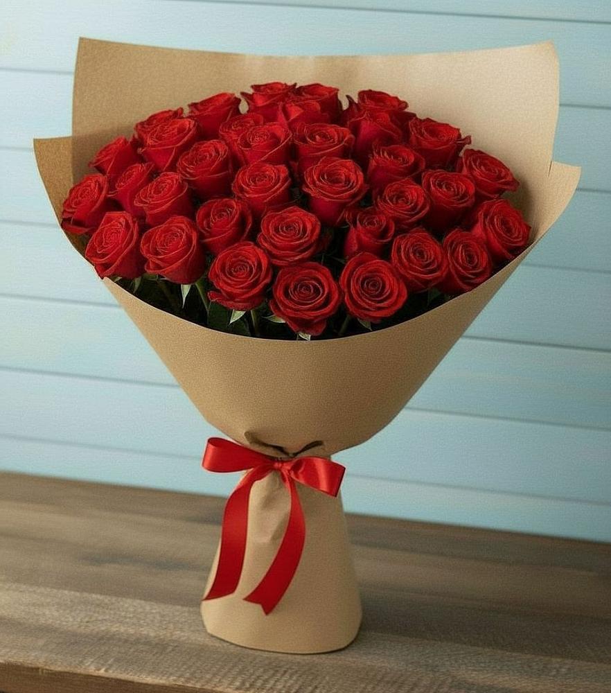 Букет Красные розы Милано в Воздвиженском Ставропольского края