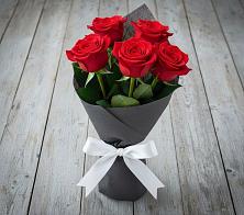 Букет 5 Красных роз Эдлесс Лав #REPLACE_PRED# Воздвиженском Ставропольского края