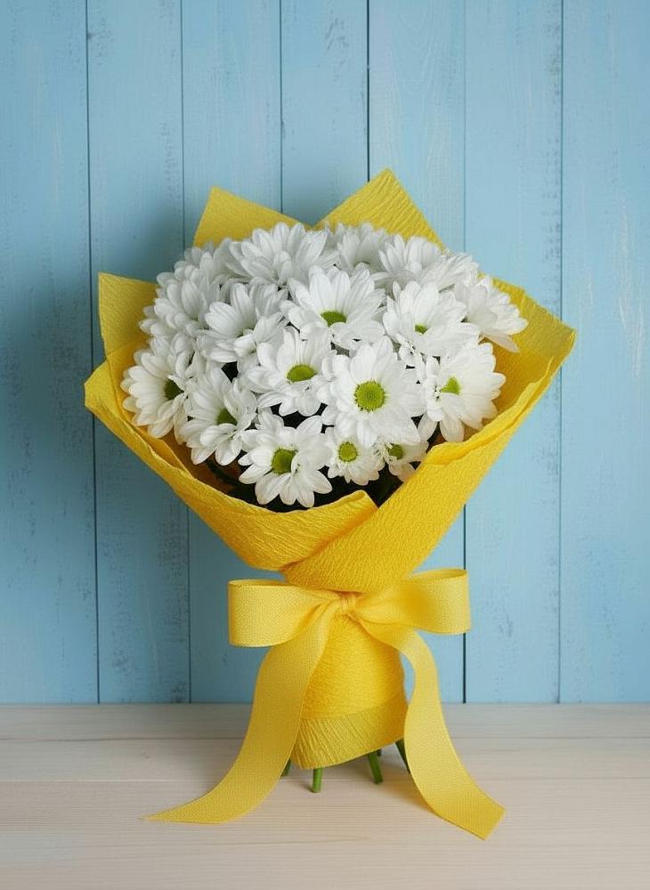 Букет цветов из: Хризантемы в Воздвиженском Ставропольского края