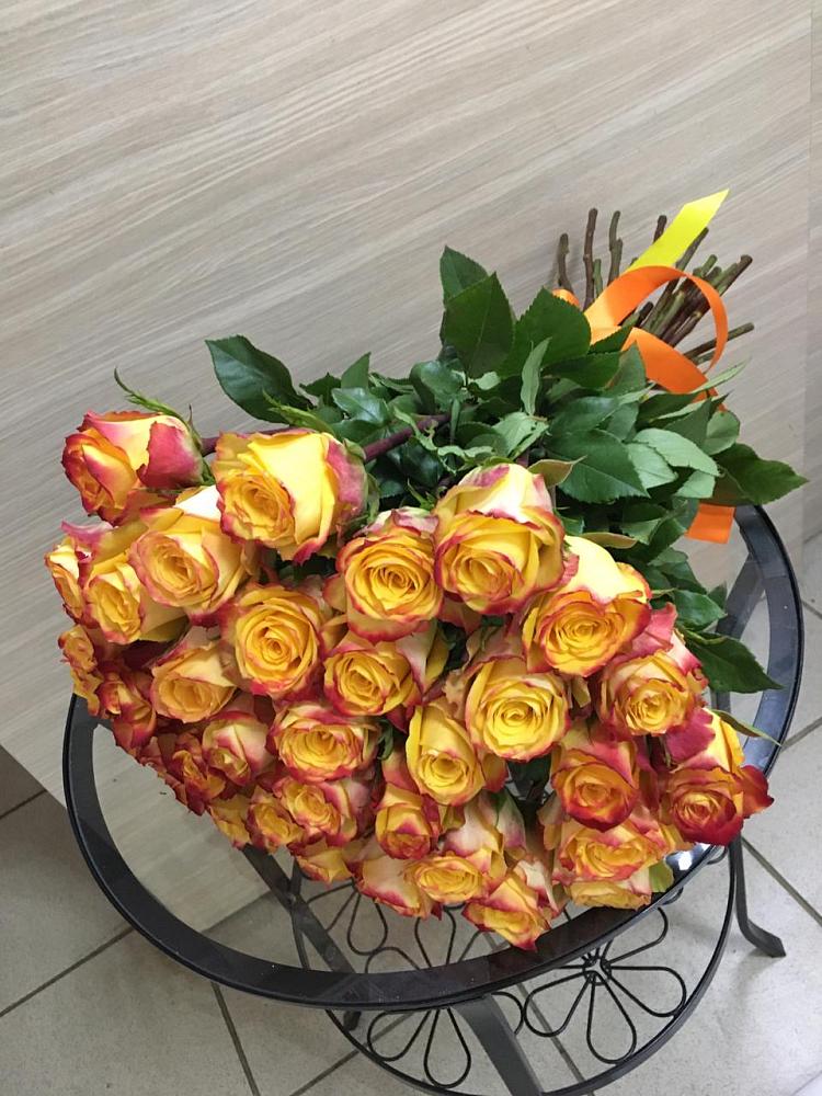 Букет Желтые розы в Воздвиженском Ставропольского края