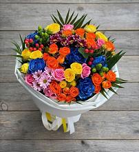 Букет цветов из:  Розы и Хризантемы в Воздвиженском Ставропольского края