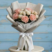 Букет цветов из:  Розы #REPLACE_PRED# Воздвиженском Ставропольского края