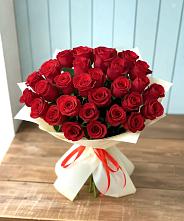 Букет 29 Красных роз в Воздвиженском Ставропольского края