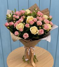 Букет цветов из:  Розы в Воздвиженском Ставропольского края
