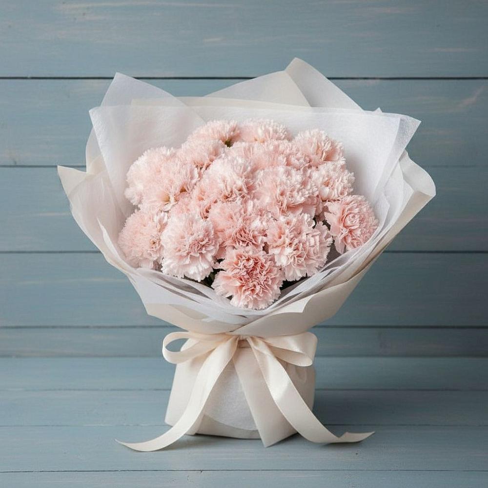 Букет цветов из: Гвоздики в Воздвиженском Ставропольского края