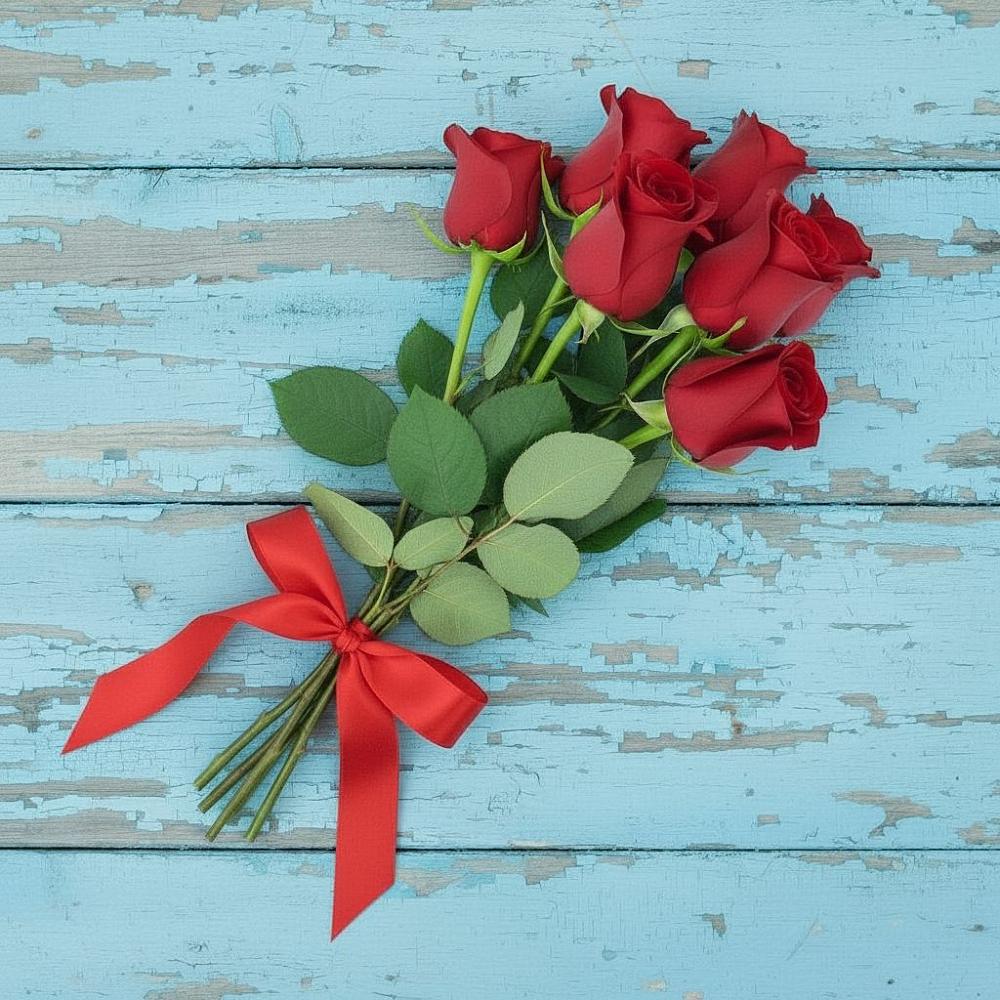 Букет Красные розы в Воздвиженском Ставропольского края