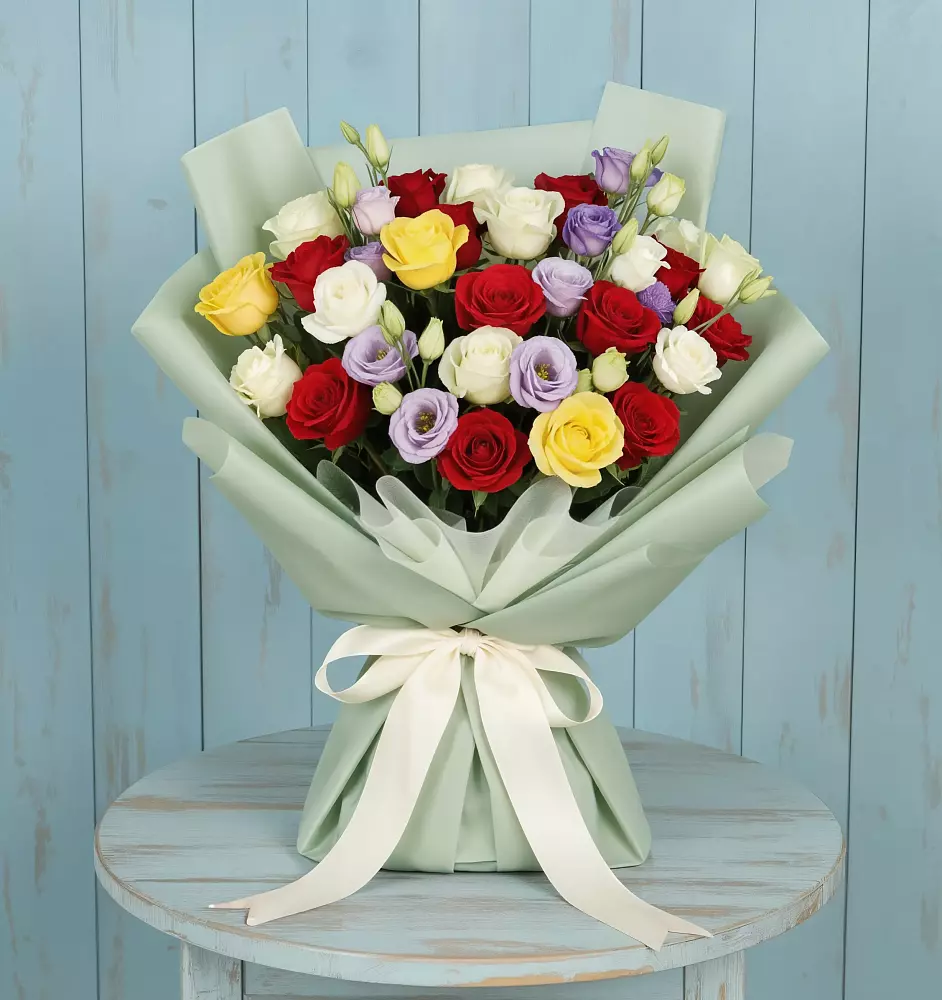 Букет цветов из: Розы в Воздвиженском Ставропольского края