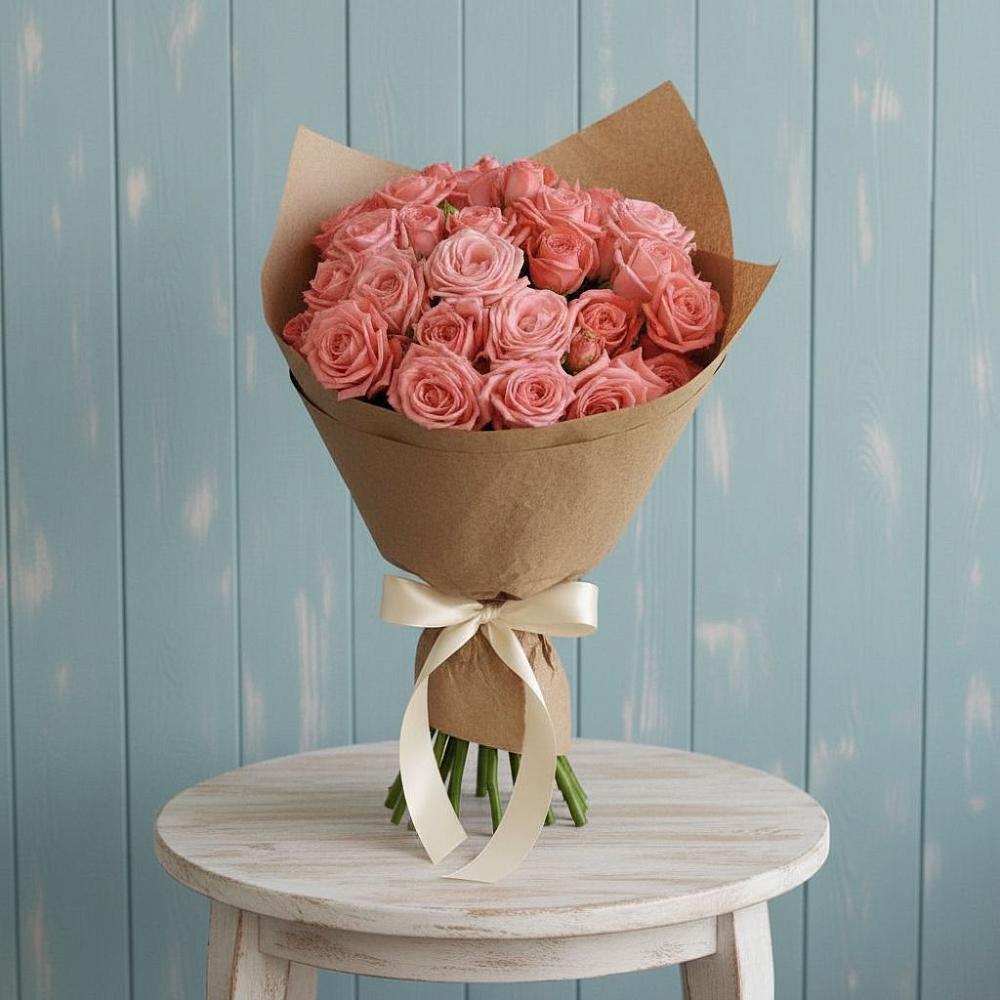 Букет цветов из: Розы в Воздвиженском Ставропольского края