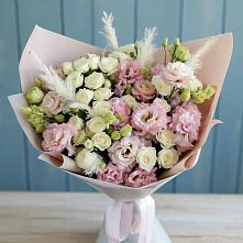 Букет цветов из:  Альстромерии и Розы #REPLACE_PRED# Воздвиженском Ставропольского края